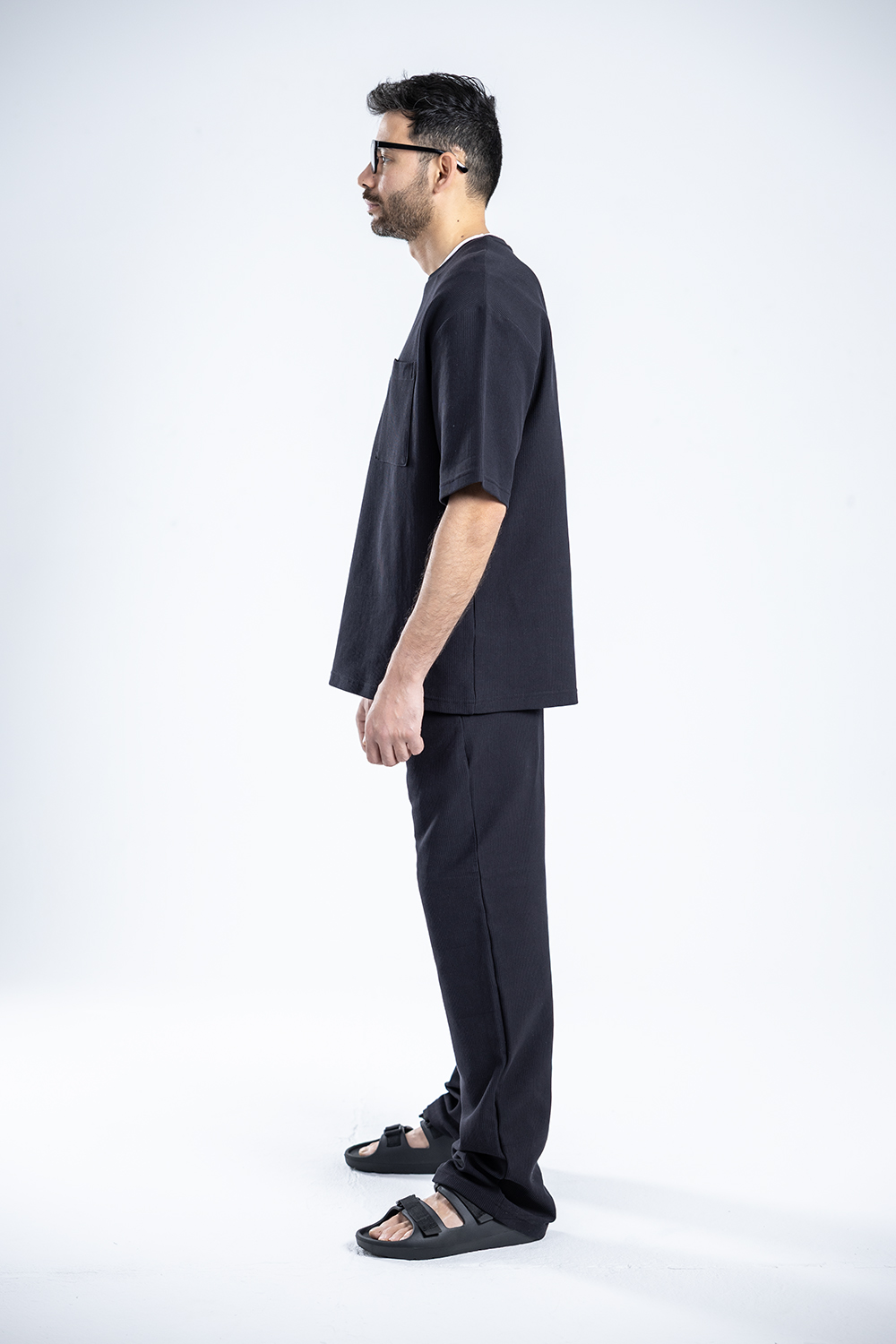 Black truck suit