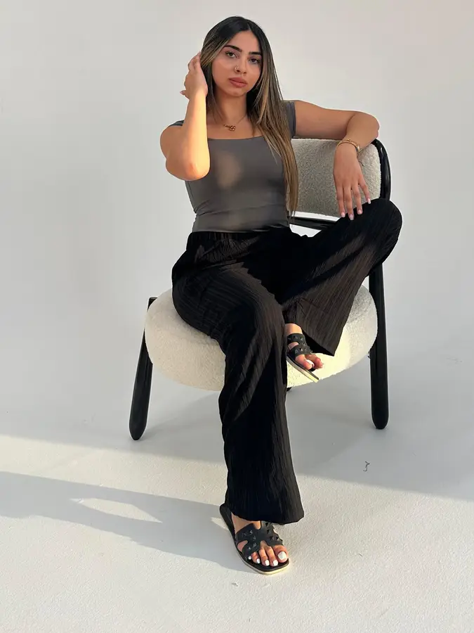 Grey Half Sleeve BodySuit