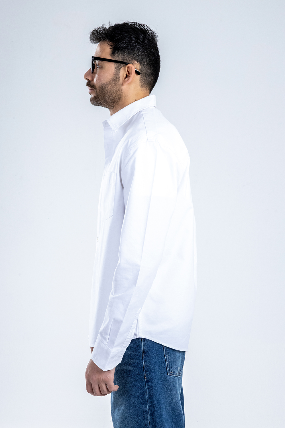 Button-up . Oxford shirt