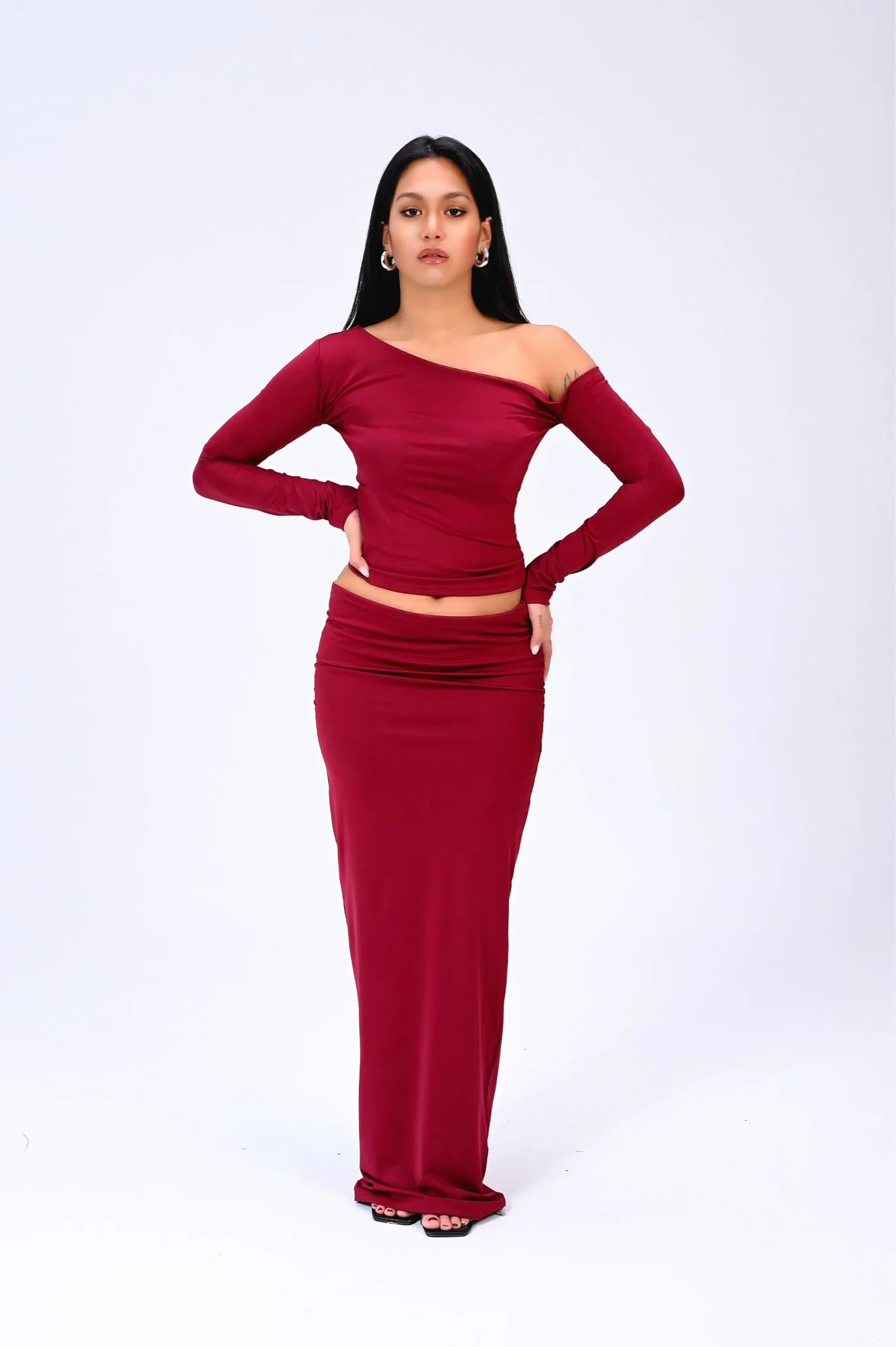 Burgundy set