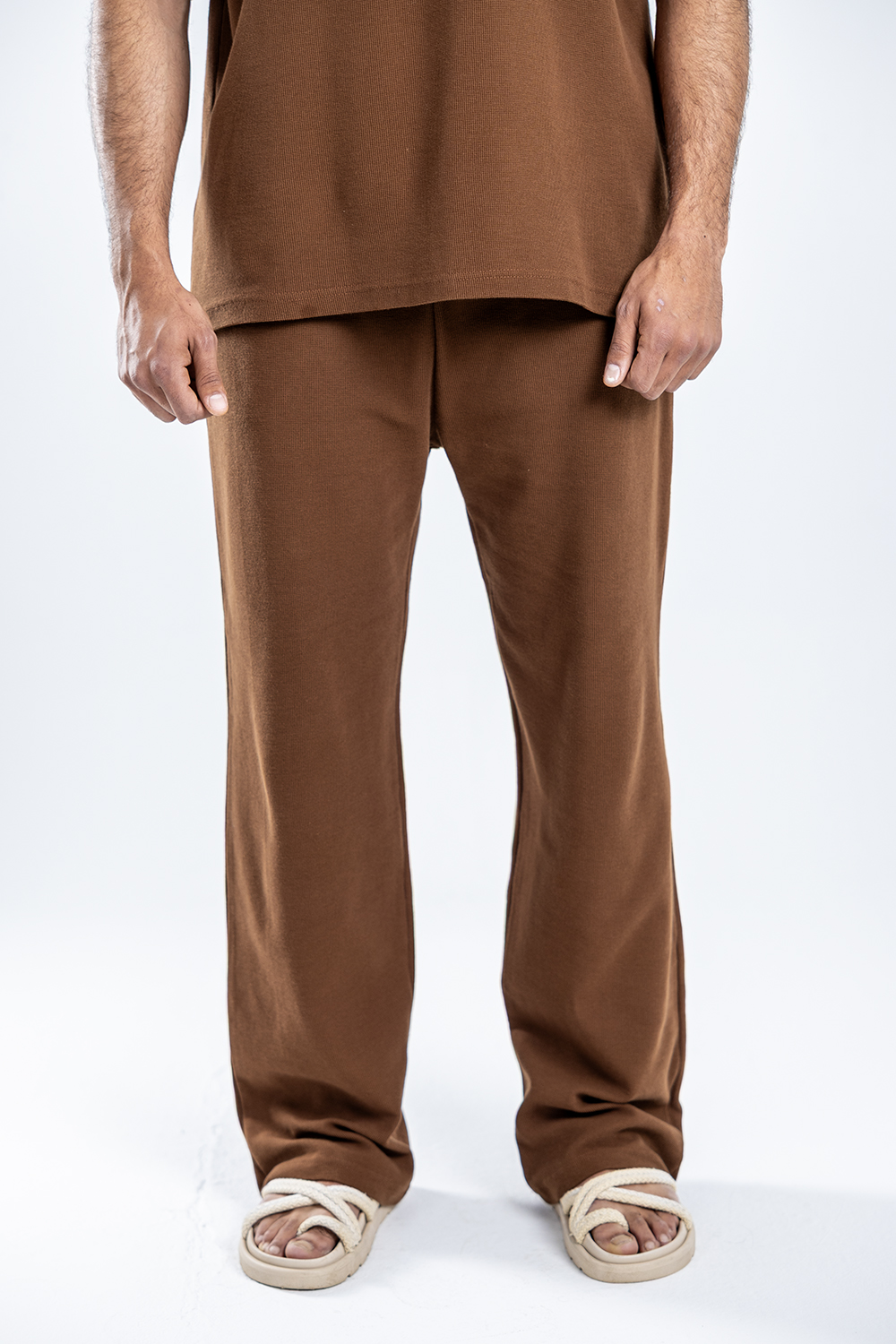 Brown truck suit