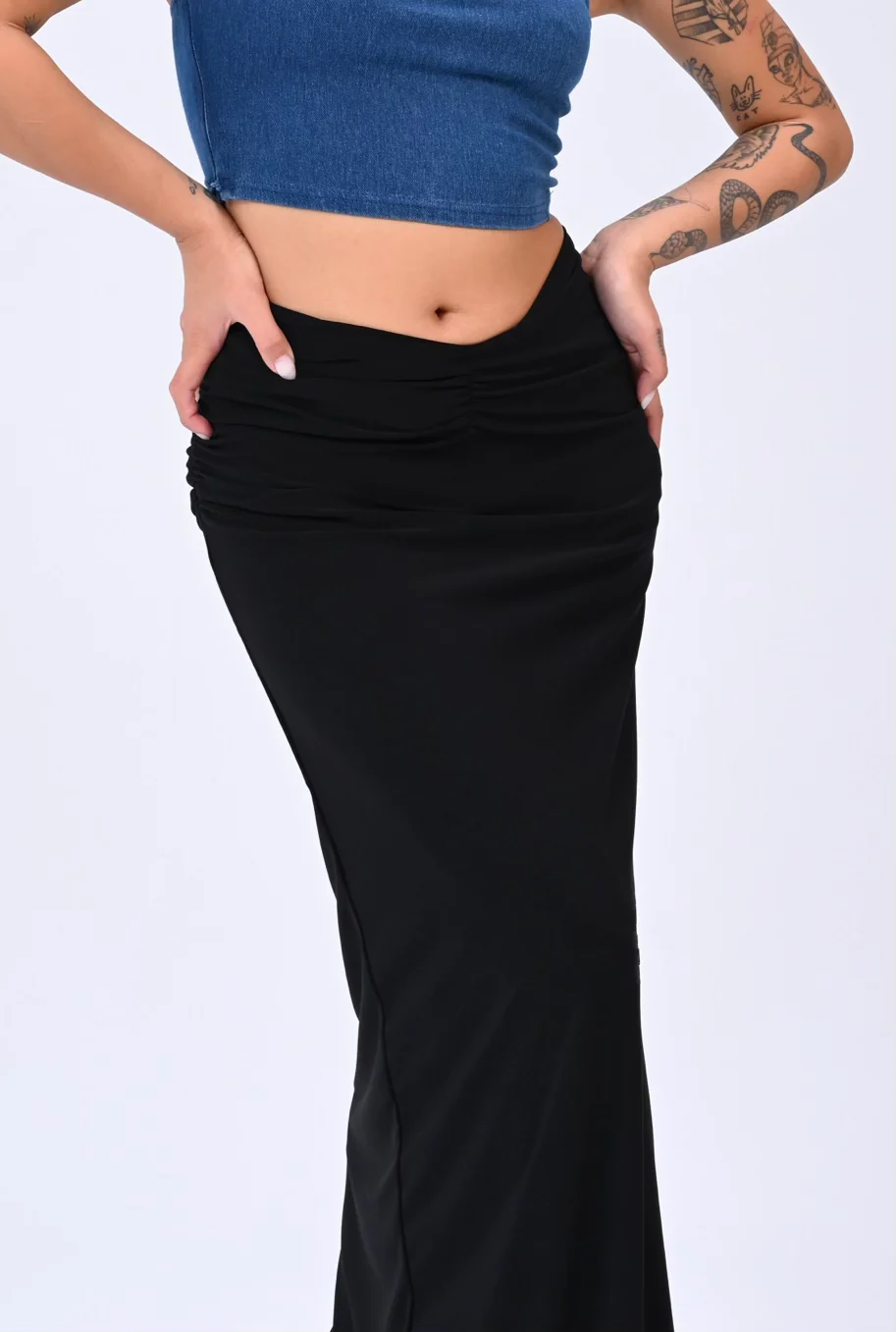 Bodycon skirt (black)