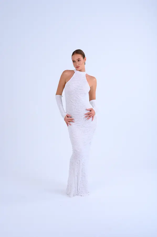 Textured waves bodycon