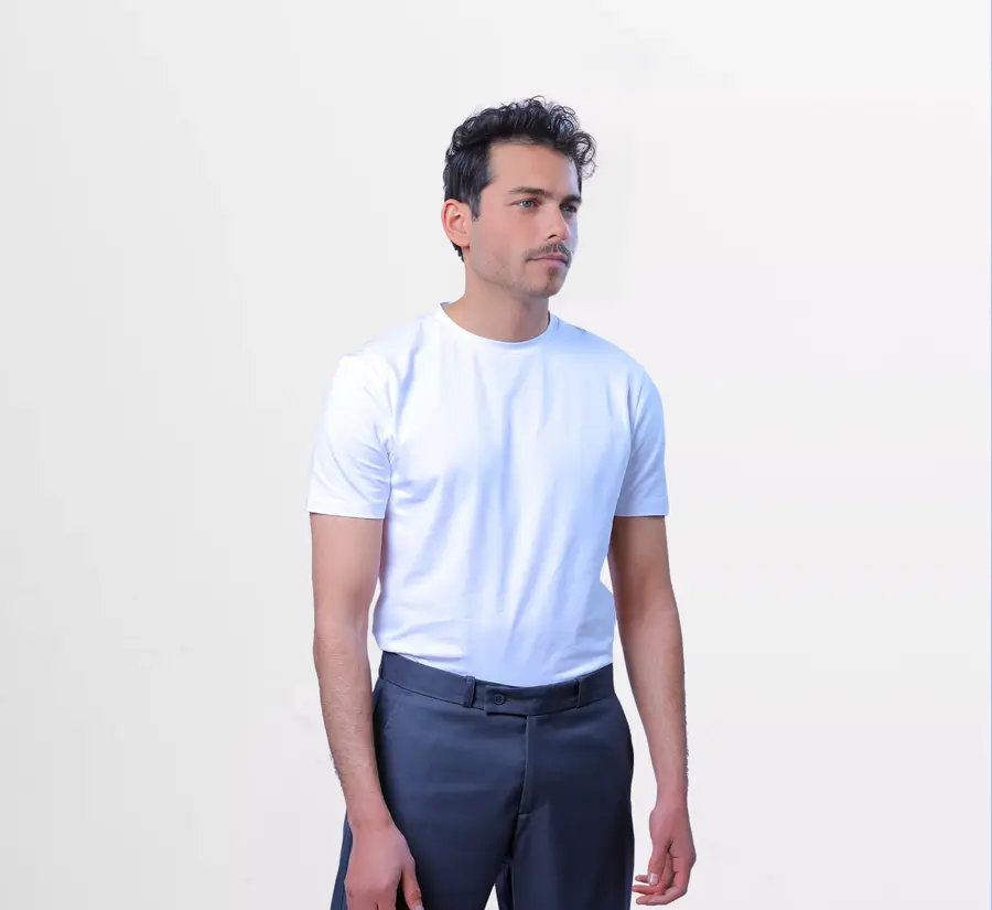 White slim fit t-shirt