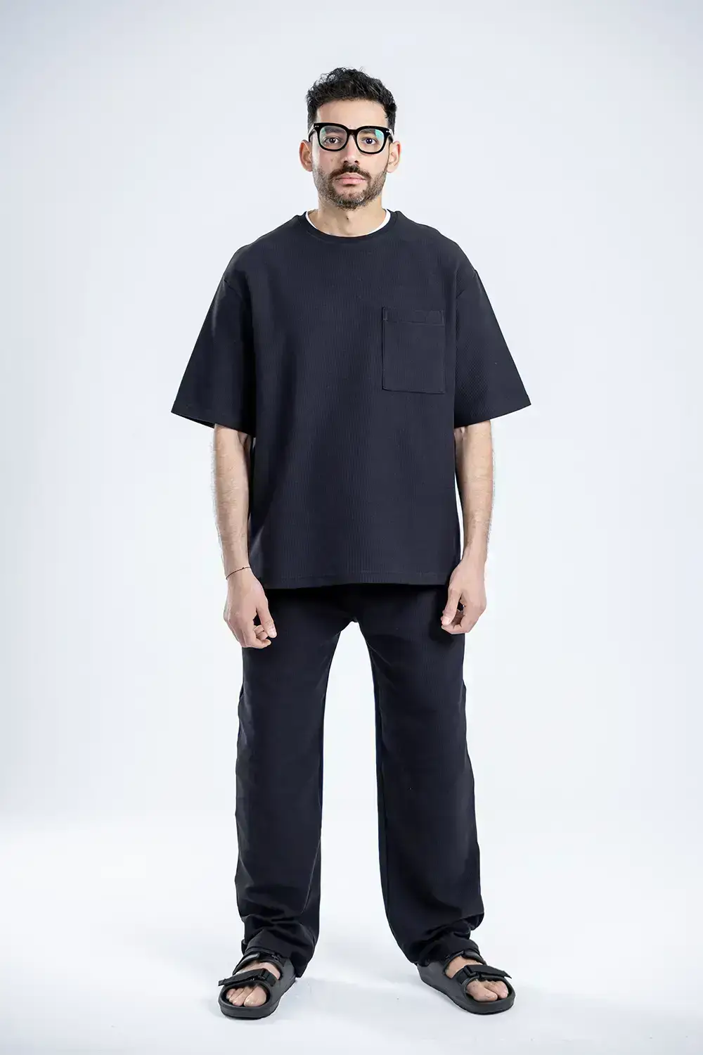 Black truck suit