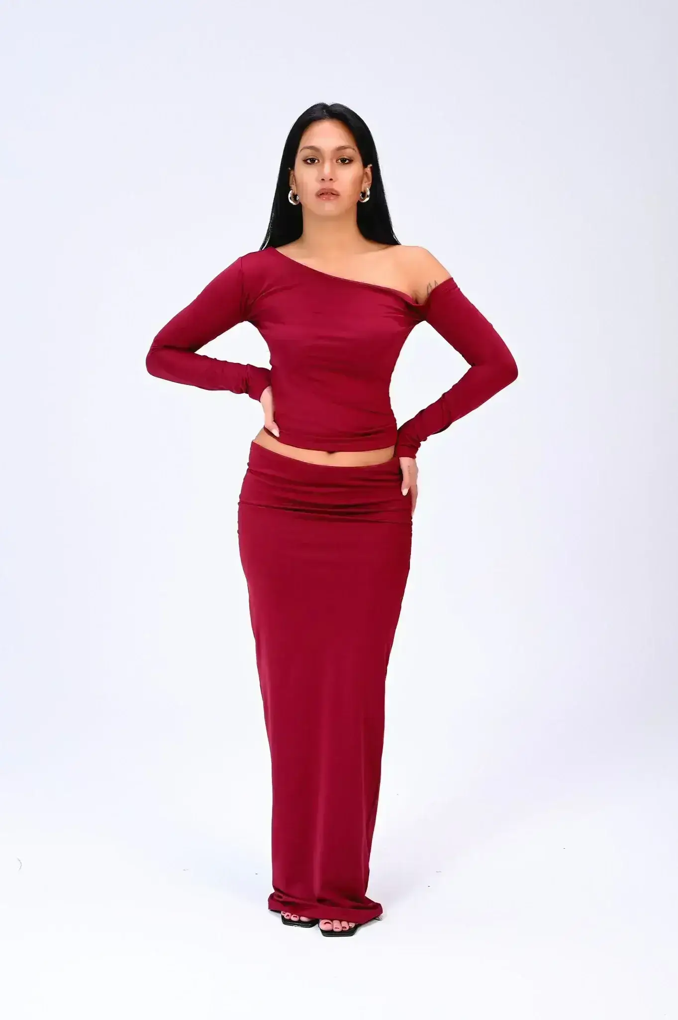 Burgundy set
