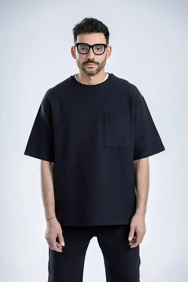 T-Shirt loose fit – textured