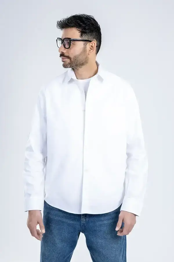 Button-up . Oxford shirt