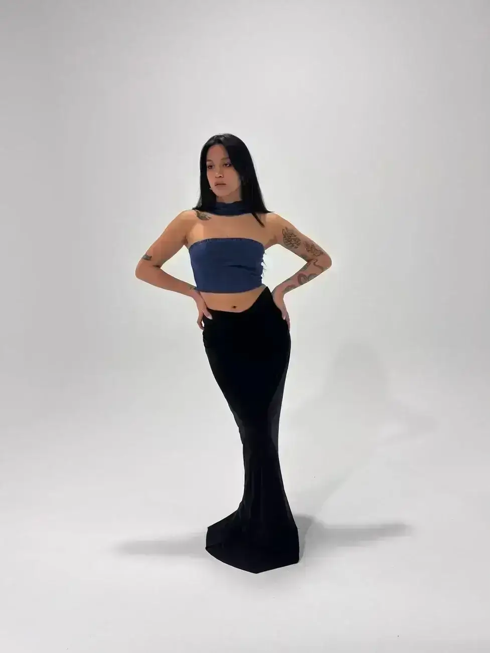 Bodycon skirt (black)